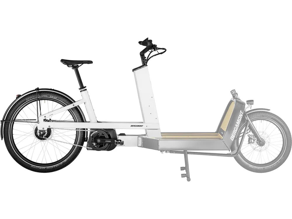 Bergamont E-Cargoville LJ Expert | E-Lastenrad | 26" | 625Wh Bosch | glanzweiß-50 cm Nur Für Kurze Zeit