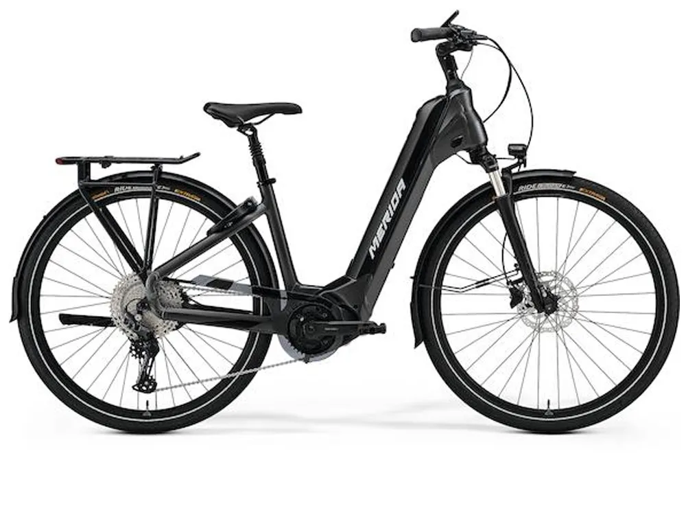 Merida eSpresso Low City EP8 EQ E-Bike | 28" | 630Wh Shimano EP8 | anthrazit-58 cm Kracherpreis