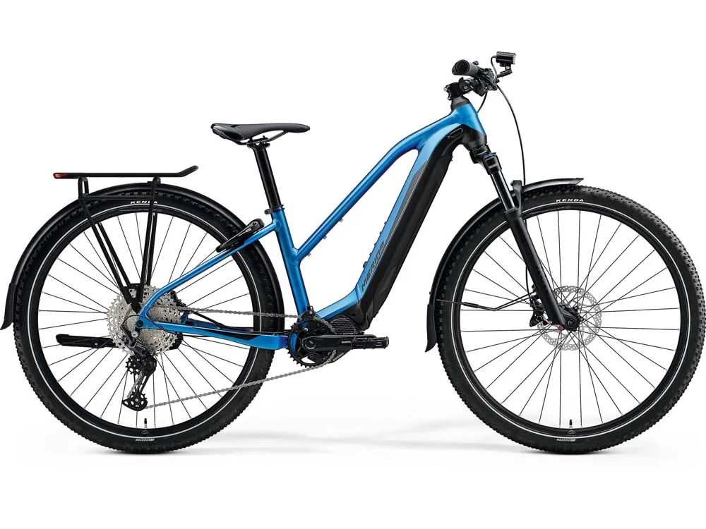 Knallerangebot Merida eBig.Tour 600 EQ Mid | Trekking E-Bike | 29" | 750Wh Shimano EP8 | schwarz / blau-43 cm
