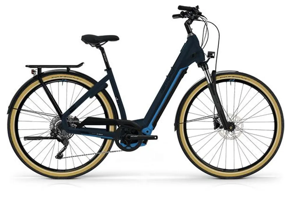 Centurion E-Fire R950i Low | City E-Bike | 27,5" | 500Wh Bosch CX | dunkelblau / hellblau / schwarz-38 cm Sofort Bestellen