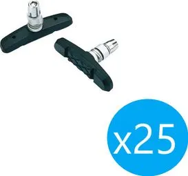 Expressversand Pack von 25 Tektro 836.12 Bremsbeläge für V-Brake System Schwarz