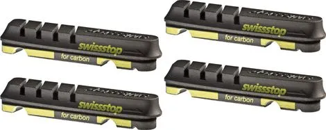 Heißes Angebot SwissStop Flash EVO Black Prince Bremsbeläge 4 Stk. (Carbonfelgen)