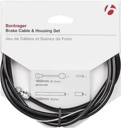 Begrenztes Angebot Bontrager Rennrad- und MTB-Bremszug und Gehäuse schwarz