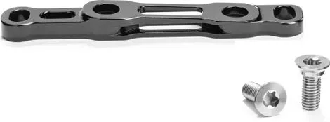 Titan-Adapter für Sram Flat Mount Vorderrad-Bremssattel 140/160 mm absoluteBLACK Schwarz Markenware