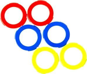 Markenprodukt Magura MT4 / MT6 / MT8 / MT Trail Customisation Kit Blue Red Yellow