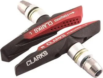 Mountainbike-Schuhhalter Clarks mit asymmetrischer V-Brake-Schraube 70mm schwarz/rot (pr) Geprüft