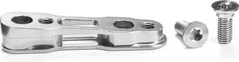Titan-Adapter für Sram Flat Mount 160 mm Hinterradbremssattel absoluteBLACK Grau Schnäppchen
