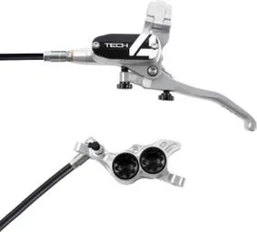 Hope Tech4 E4 Disc Break - Vorne Silber / Schwarz Standardschlauch Preisknaller