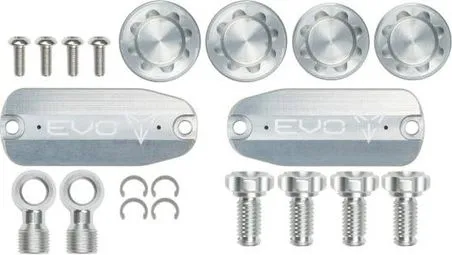 Begrenztes Angebot Hope Tech 4 EVO GR4 Bremsen Customization Kit Silber