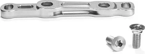 Titan-Adapter für Shimano Flat Mount-Vorderradbremssattel 140/160 mm absoluteBLACK Grau Saisonangebot