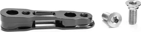 Titan-Adapter für Sram Flat Mount Bremssattel hinten 160 mm absoluteBLACK Schwarz Gratis Versand