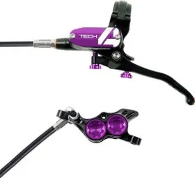 Top-Preis Hope Tech4 E4 Disc Break - Vorne Schwarz / Lila Standardschlauch