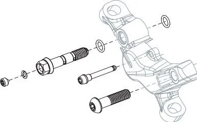 Top-Angebot Schraubenset für Sram Guide R / RS Bremssattel