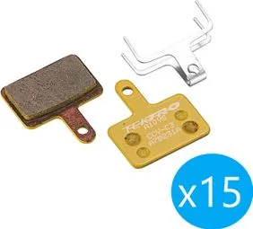 Packung mit 15 Tektro A10YS Metall-Keramik-Bremsbelägen Solange Der Vorrat Reicht