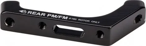 Elvedes FM/PM 160mm Hinterradbremsadapter Schwarz Heißes Angebot