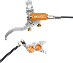 Billig Hope Tech4 EVO TR4 Hinterradbremse Silber / Orange Standardschlauch