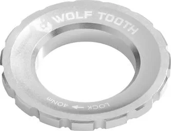 Wolf Toolth Externe Centerlock-Mutter Raw Silver Echt