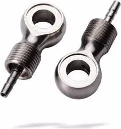 Geprüft Schachtel mit 25 Stück BBB Banjo Silber für Durites Shimano - ID 2,3 mm