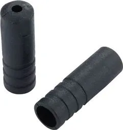 Knallerangebot Jagwire Umwerferhüllen-Endkappen 4mm Schwarz (x100 Stück)