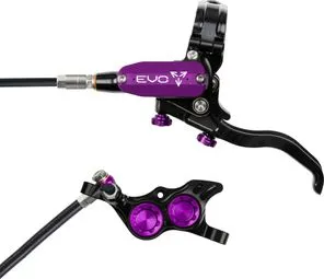 Hope Tech4 EVO TR4 Vorderradbremse Schwarz / Violett Standardschlauch Kostenfreie Lieferung