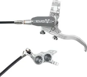 Hope Tech4 TR4 Silber / Grau Vorderradbremse Standardschlauch Neue Kollektion