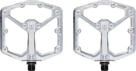 Crankbrothers Stamp 7 Large - Silver Edition Flat Pedals High-Polished Silver Neue Ware