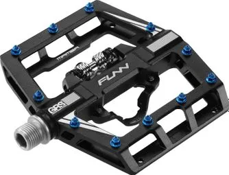 Paar halbautomatische Pedale mit Käfig Funn Mamba GRS Single Side SPD Schwarz Sale