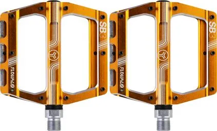 Sonderangebot SB3 Flowy AM 2 Flat Pedale Gold