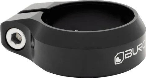 Burgtec Aluminium Sattelklemme Schwarz Sonderangebot
