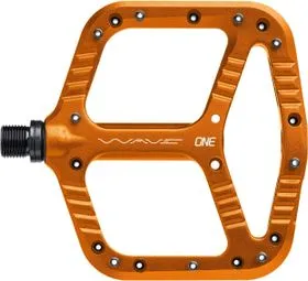 Sale Ein Paar flache Pedale OneUp Wave Orange