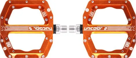 Neue Kollektion SB3 Unicolor 2 Flat Pedale Orange