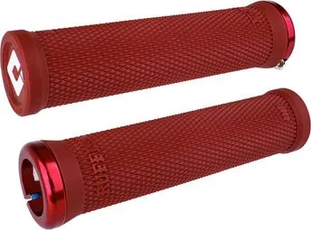 Paar Odi Ruffian Grips V2.1 135 mm Rot / Weiß Markenprodukt