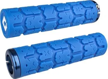 Paar Odi Rogue Grips V2.1 135 mm Blau Highlight