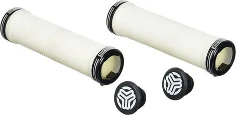 SB3 Pair of Black Grips KHEOPS White / Black Markenware