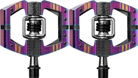Paar Crankbrothers Mallet Enduro Limited Edition Oil Slick Automatic Pedals Saisonangebot