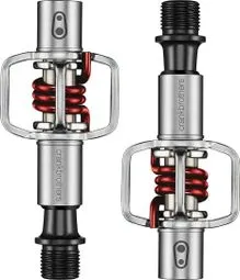 Beliebt CRANKBROTHERS Pedalpaar EGG BEATER 1 Silber/Rot