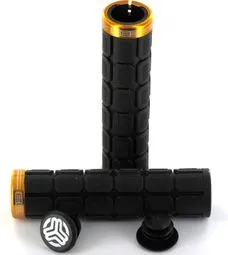 Letzte Chance SB3 Grips Big One Schwarz/Gold Lock-on