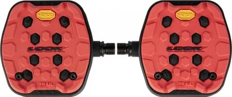 Bestpreis Schauen Sie Trail Grip Flat Pedale Rot