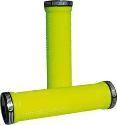 SB3 Pair of Black Grips KHEOPS Neon Yellow Schneller Versand