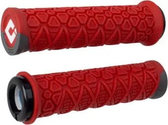 Billig Paar Odi Vanquish V2.1 135 mm Grips Rot Grau