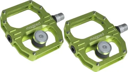 Kracherpreis Paar Magped Sport 2 200N Magnetpedale Grün