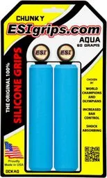 Geprüft ESI Chunky 32mm Silikon Griffe - Aqua