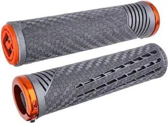 Ein Paar ODI CF V2.1 Lenkergriffe Grau Lynx Orange Jetzt Bestellen