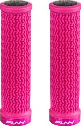 Ein Paar Funn HoleShot 130mm Lenkergriffe Pink Preiswert