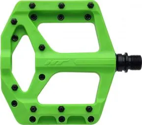 HT Components Supreme-C PA32A Flat Pedal Paar Fluo Grün Geprüft