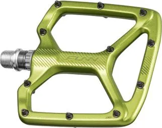 Ein Paar Funn Python Flat Pedals Grün Beliebt