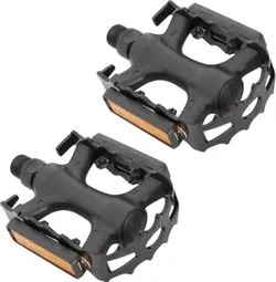 Paar Massi M611 Aluminium Flat Pedals Schwarz Mega-Angebot