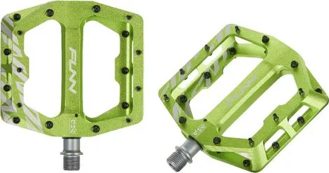 Paar Funn Funndamental GRS-Flachpedale Grün Begrenztes Angebot