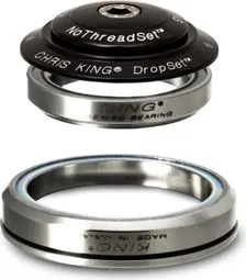 Neu Chris King DropSet 5 Integrierter Steuersatz IS42/28.6 - IS52/40 Schwarz