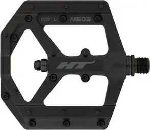 Nur Für Kurze Zeit Paar HT Components ME03 EVO+ Stealth Black Flat Pedals